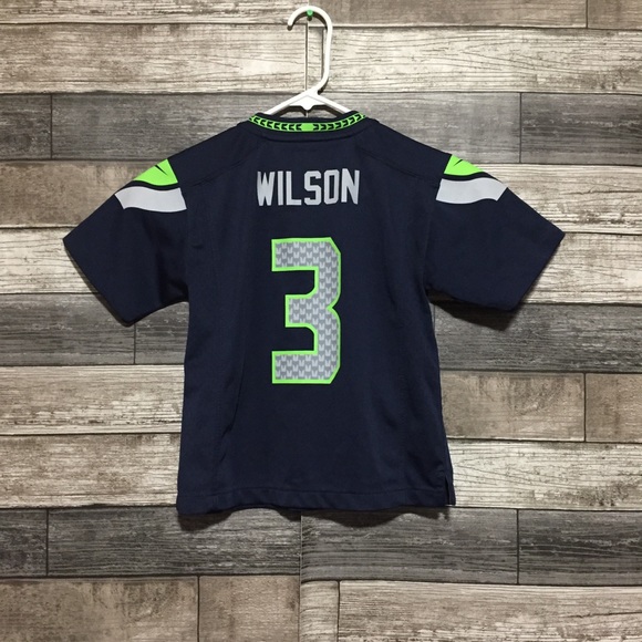 Nike On Field Seattle Seahawks NFL Football Jersey Youth M (5-6) Navy Blue - Picture 4 of 7